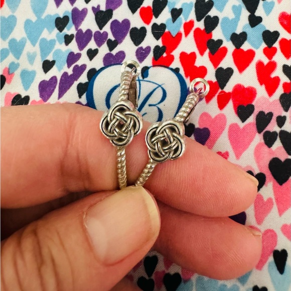 Brighton Interlok Knot Rope Hoop Earrings - Picture 2 of 2